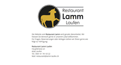 Desktop Screenshot of lamm-laufen.ch