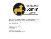 Tablet Screenshot of lamm-laufen.ch